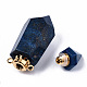 Facettes lapis naturelles pendentifs lazuli G-T131-15B-4