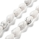 Chapelets de perles en howlite naturelle G-P520-B07-01-1