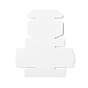 正方形の紙のギフトボックス  ギフトラッピング用折りたたみボックス  花柄  5.6x5.6x2.55cm CON-B010-01A-3