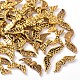 Ailes de ton doré perles mixtes en alliage de style tibétain anciennes TIBEB-X0033-AG-1