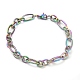 Placage ionique (ip) 304 bracelets en chaîne figaro en acier inoxydable BJEW-O186-04MC-1