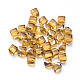 Faceted Cube Glass Cabochons GGLA-L007C-04-2