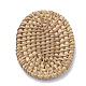 Handmade Reed Cane/Rattan Woven Beads WOVE-Q075-05-2