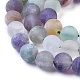 Natural Fluorite Beads Strands X-G-K292-01-3