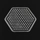 Plaques hexagone abc en plastique utilisés pour les perles à repasser 5x5mm diy DIY-Q009-12-1