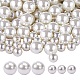 100 pz 2 perle di vetro stile perle HY-SZ0001-01-1