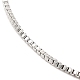 304 Stainless Steel Box Chain Necklace for Women NJEW-G104-05P-2