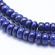 Natural Lapis Lazuli Beads Strands G-P342-06-6x3mm-A-3