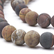 Piedra picasso natural / cuentas de jaspe picasso hebras G-T106-104-2