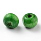 Dyed Natural Wood Beads WOOD-Q006-6mm-05-LF-1