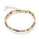 Bracelets en perles de rocaille de verre BJEW-JB05623-3