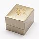 Cajas de anillos de plástico y cartón OBOX-L002-03-1