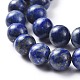 Lapis lazuli naturale perle tonde fili G-I181-09-8mm-6