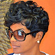 Mode Damen Perücken für schwarze Frauen OHAR-L010-019-5