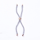 Nylon Twisted Cord Bracelet Making MAK-F018-02RG-RS-1