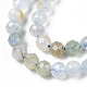 Naturelles et synthétiques mélangées perles de pierres précieuses brins G-D080-A01-01-12-3