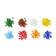 Nbeads 160g 8 couleurs perles de rocaille en verre SEED-NB0001-31-2