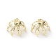 Perle pendenti in ottone con cappuccio KK-H739-19-2