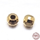 Perles intercalaires rondes à facettes 925 en argent sterling STER-M103-03-3mm-G-1