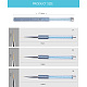 Stainless Steel Nail Art Liner Brush MRMJ-G001-01-10mm-3