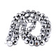 Electroplate Non-magnetic Synthetic Hematite Beads Strands G-T061-31A-2