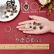 SUNNYCLUE 1 Box DIY Make 10 Pairs Acrylic Seed Beads Earrings Making Kit 5 Styles Flat Round Square Acrylic Pendants & Earring Hooks for Adults DIY Earring Jewellery Making Crafts DIY-SC0018-07-3