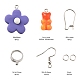 Kits de fabricación de joyas de pendientes de diy DIY-FS0001-22-3