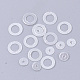 Accesorios del ornamento abalorios paillette plástico disco PVC-R017-F152-2