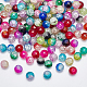 DIY cuisson perles de verre craquelées peintes kits de fabrication de bracelet extensible DIY-PH0004-54E-5