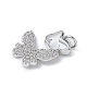 Подвески из латуни микропаве с фианитами и стеклом KK-F892-49P-3