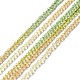 Transparent Gradient Color Glass Beads Strands GLAA-H021-01A-15-2