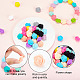 DICOSMETIC 60Pcs Silicone Beads Set 15 Colors Flower Rubber Beads Rose Beads Bracelet Beads for DIY Necklaces Jewellry Making FIND-DC0001-28-4