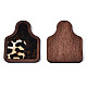 Grands pendentifs en cuir de vachette écologique FIND-N049A-09A-03-2