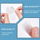 GORGECRAFT 200Pcs Makeup Brush Protector Net Thread Spool Savers Reusable Expandable Mesh Cover Thread Netting for Eyeshadow Brush Sewing/Embroidery MRMJ-WH0012-51-3