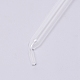 カーブストレートチップガラススポイト  目盛り付きピペット  ホワイト  97x13mm TOOL-WH0121-84-2