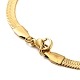 Ionenplattierung (IP) 304 Edelstahl-Halskette mit Fischgrätenmuster für Männer und Frauen NJEW-E076-04C-G-3