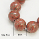 Natürliche Sesam Jaspis / Kiwi Jaspis Perlen Stränge X-G-G149-8mm-2-1