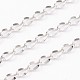 304 Stainless Steel Twisted Chains CHS-K003-03P-0.4MM-1