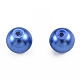 Cuentas de perlas de vidrio de 3 color GLAA-T024-10-6