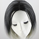 Moda negro pelucas gris degradado OHAR-L010-051-3