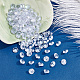 PH PandaHall 120pcs Round Cubic Zirconia Stones 8mm Cubic Ziconia Beads Clear Loose CZ Stones Sew On Cubic Ziconia Stones for Earring Bracelet Pendants Jewellery Making Costume Clothes DIY Craft Decor FIND-PH0007-11-4