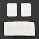 ペーパー ジュエリー イヤリング ディスプレイ カード  長方形  ホワイト  35x25x0.5mm CDIS-YW0001-03C-1