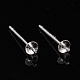 925 Sterling Silver Stud Earring Findings STER-K167-027A-S-4
