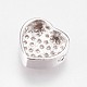 Perline zirconi micro pave  in ottone KK-I614-055P-2