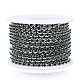 Серебряные латунные цепочки со стразами из латуни CHC-N020-12A-02-3