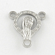 Virgin Mary Alloy Chandelier Component Links PALLOY-R086-02-3