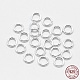 925 anillos redondos de plata esterlina STER-F032-08S-0.7x4-1