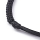 Fabrication de bracelet en nylon tressé réglable AJEW-JB00917-03-3