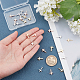 SUPERFINDINGS 24Pcs 3 Color Brass Tiny Cross Charms KK-FH0002-39-4