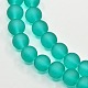 Chapelets de perles en verre transparent GLAA-S031-10mm-18-3